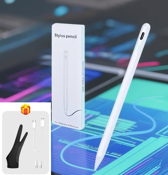Touchscreen Glove Capacitive - Rechargeable Stylus Pen for Android with