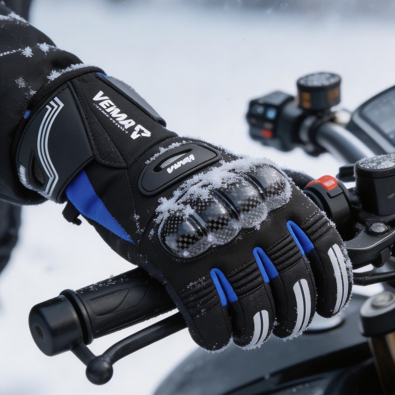 Ski Glove Waterproof - Winter Waterproof Warm Motorcycle Gloves Men