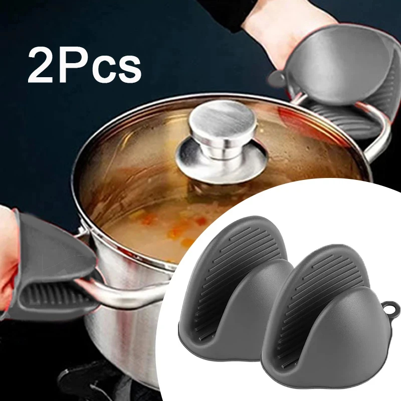 Oven Mitt Silicone - 2pcs Mini Oven Gloves Silicone Heat