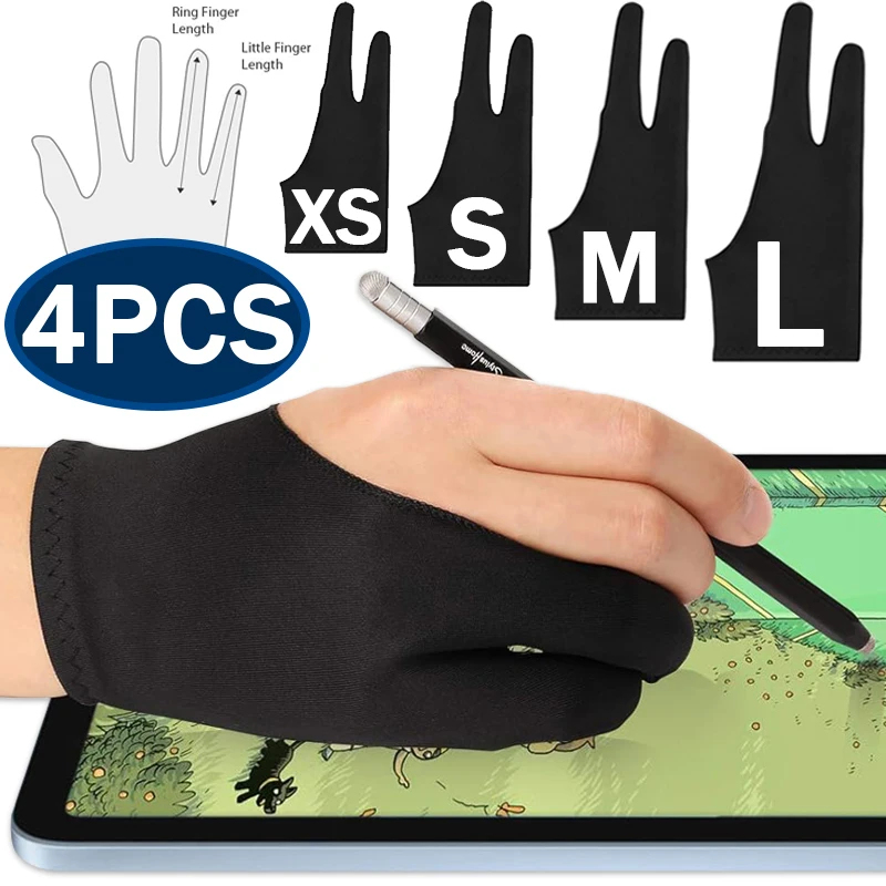 Touchscreen Glove Capacitive - Drawing Glove Palm Rejection Two Finger