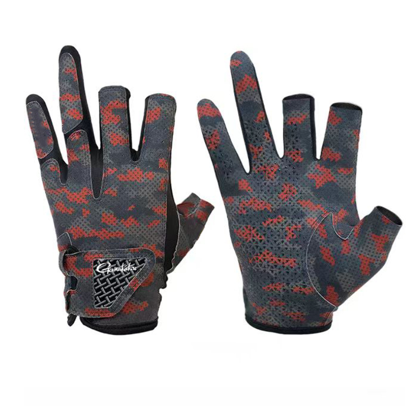 Cycling Glove Padded - Gamakatsu Fishing Gloves Anti-slip Summer Breathable