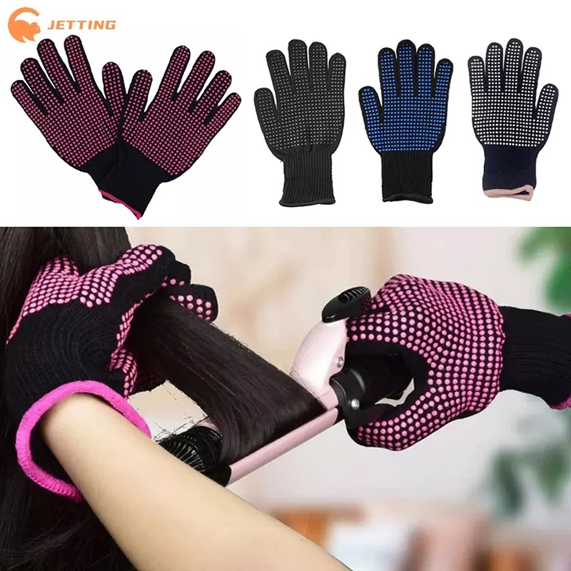 Heat Resistant Glove - 1Pcs Hair Salon Styling Gloves Double-sided