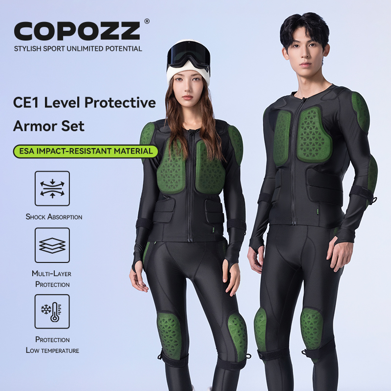 Work Glove Impact - COPOZZ ESA Anti-Collision Back Chest Impact