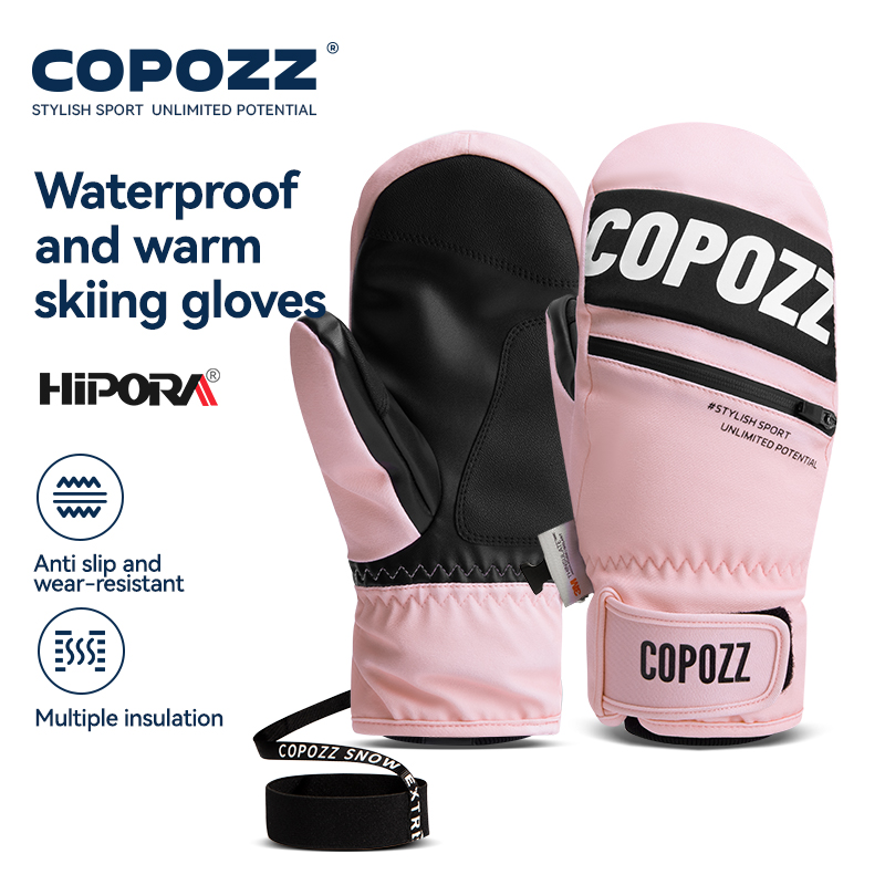 Ski Glove Waterproof - COPOZZ 3M Thinsulate Ski Gloves Women