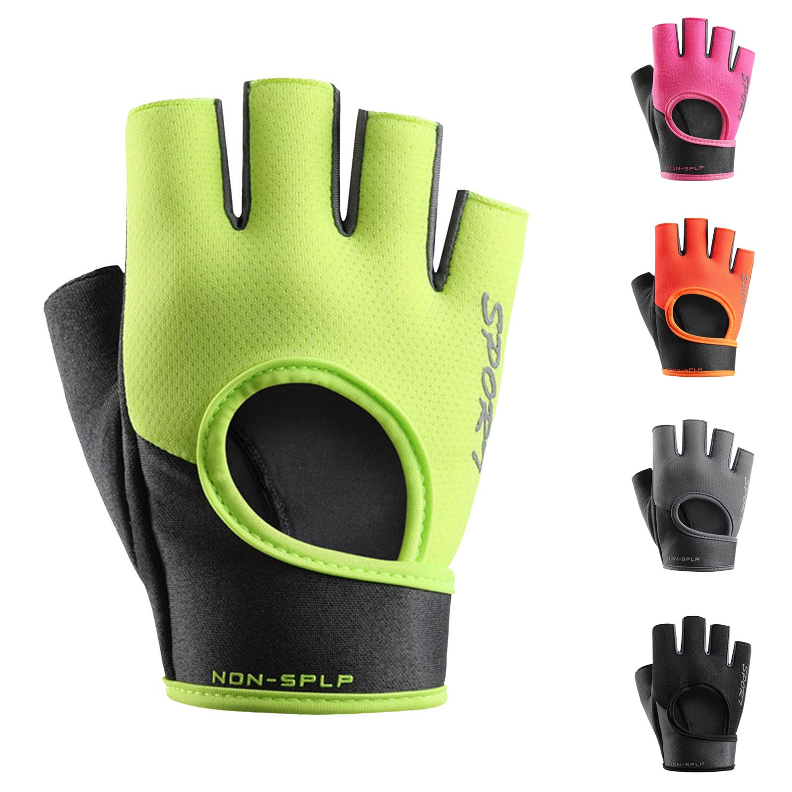 Workout Glove Gym - Cycling Sport Half Finger Gloves Breathable