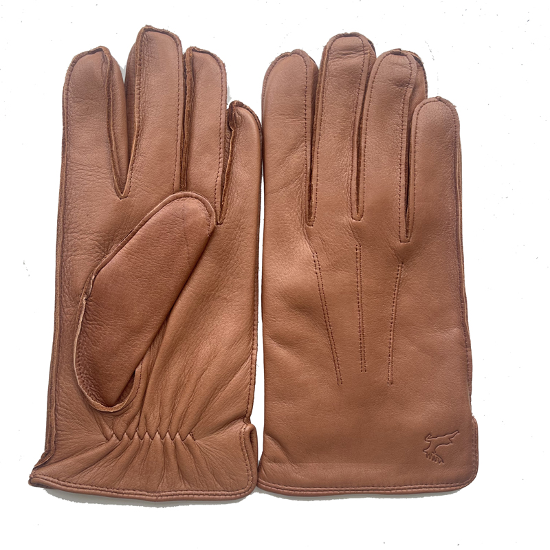 Wool Glove Lined - High Grade Man Deerskin Leather Gloves