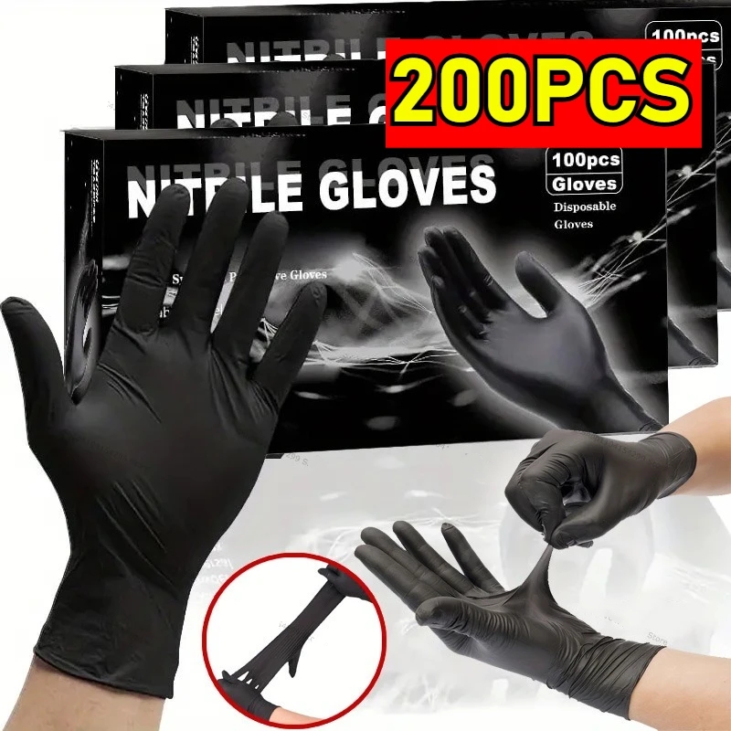 Nitrile Mechanic Glove - Disposable Nitrile Waterproof Gloves Dish Washing