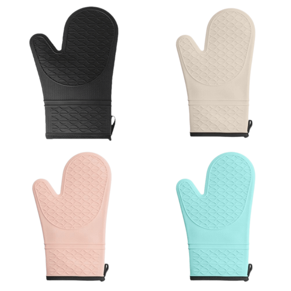 Oven Mitt Silicone - Food Grade Silicone Oven Mitts Honeycomb
