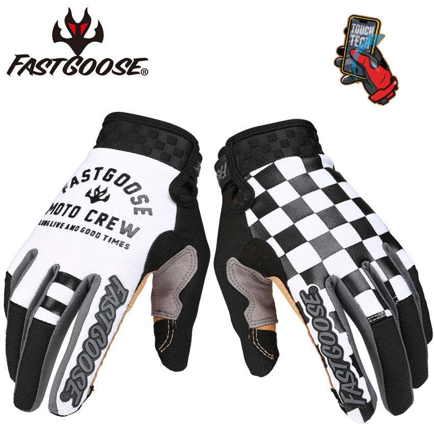 Cycling Glove Padded - Fastgoose Motocross MX Sport Gloves Retro