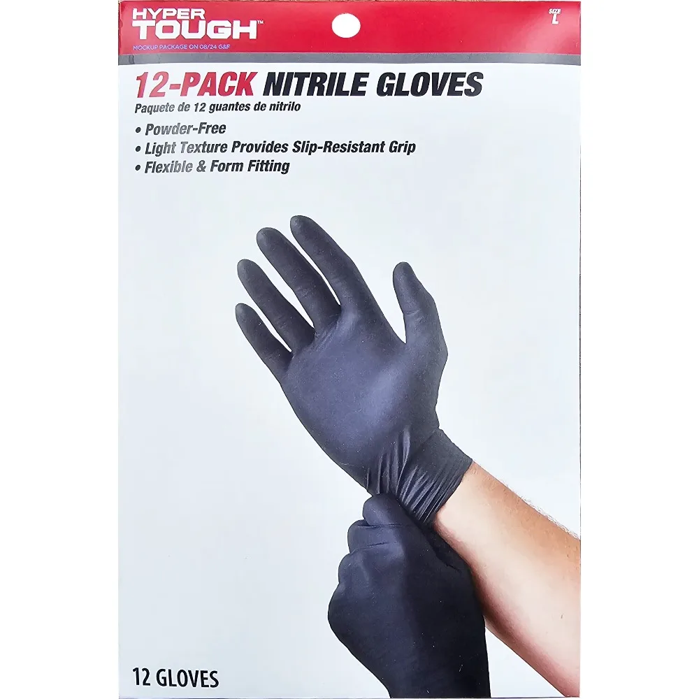 Exam Glove Nitrile - NEW Arrival-Disposable Nitrile Gloves Large Size