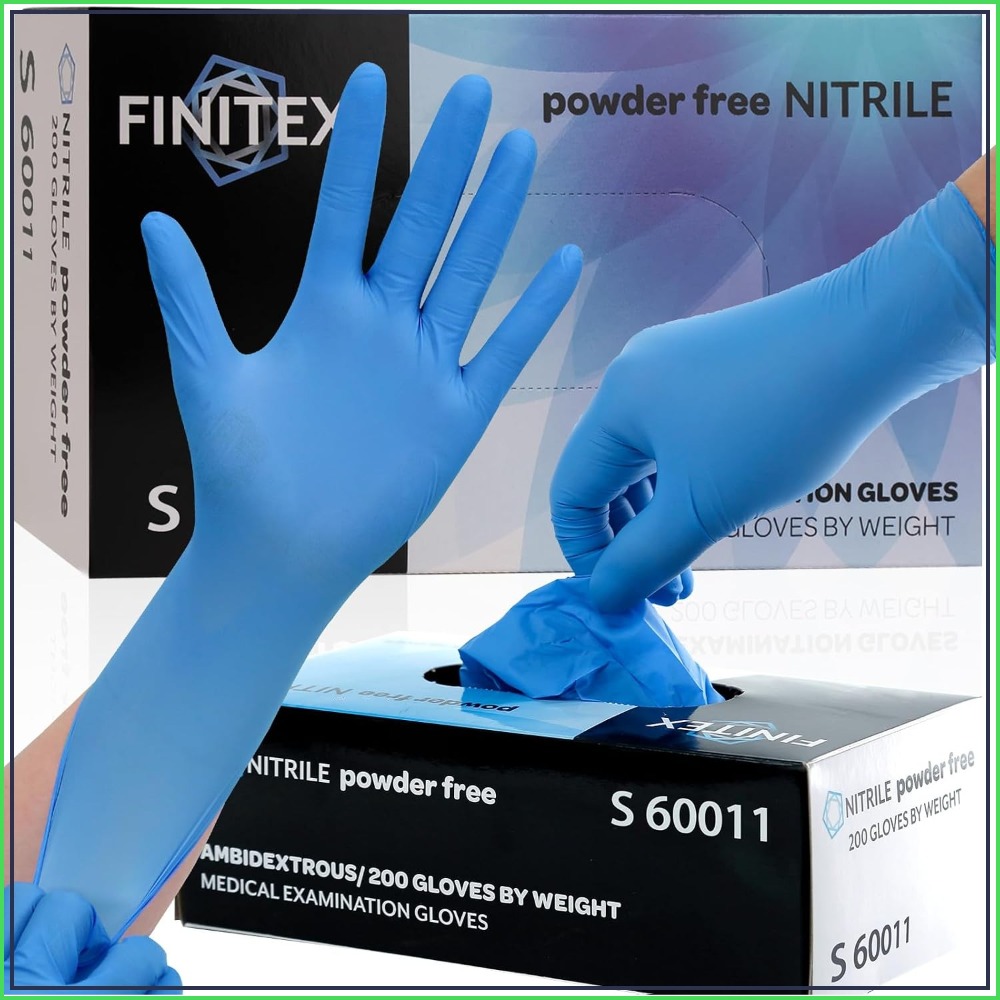 Exam Glove Nitrile - Blue Disposable Nitrile Exam Gloves -