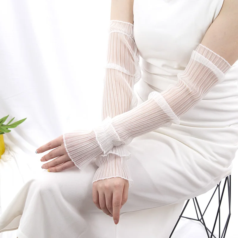 Fingerless Glove Knit - Summer Long Fingerless Gloves Women Outdoor