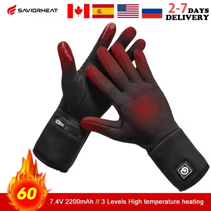 Heat Resistant Glove - Rechargeable Electric Liner Heated Gloves Winter