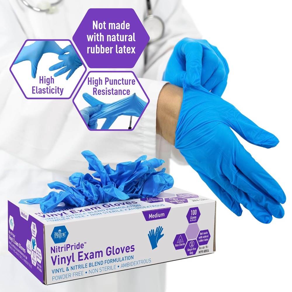 Nitrile/Vinyl Blend Exam Glove - Exam Glove Nitrile review and price