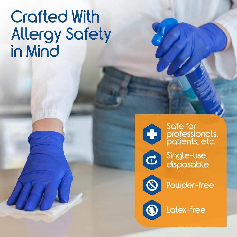 Cobalt Blue Nitrile Disposable - Exam Glove Nitrile review and price