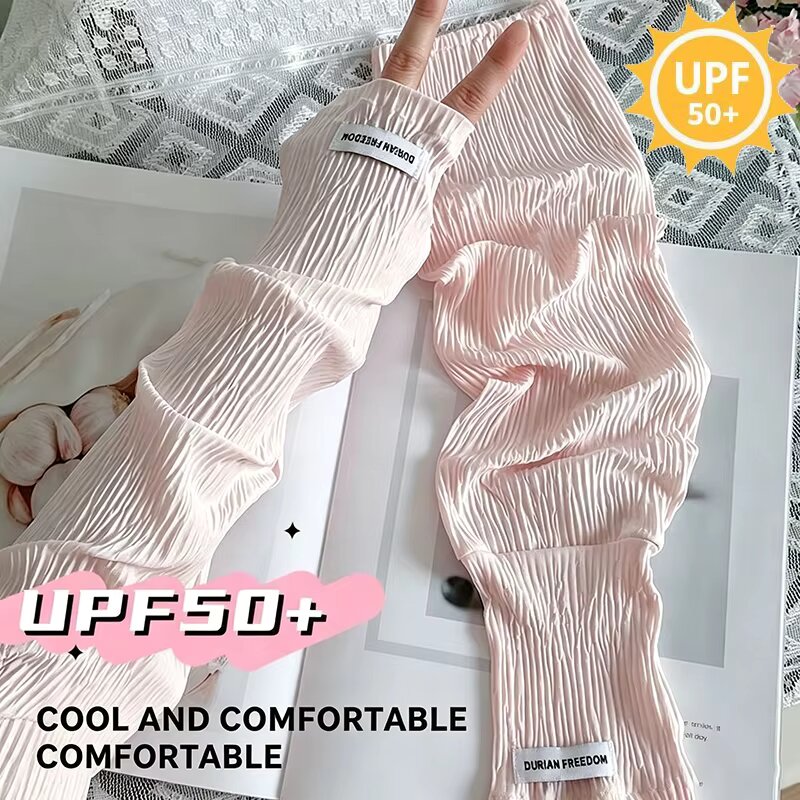 Summer Loose Ice Silk Uv Prote - Fingerless Glove Knit review and price