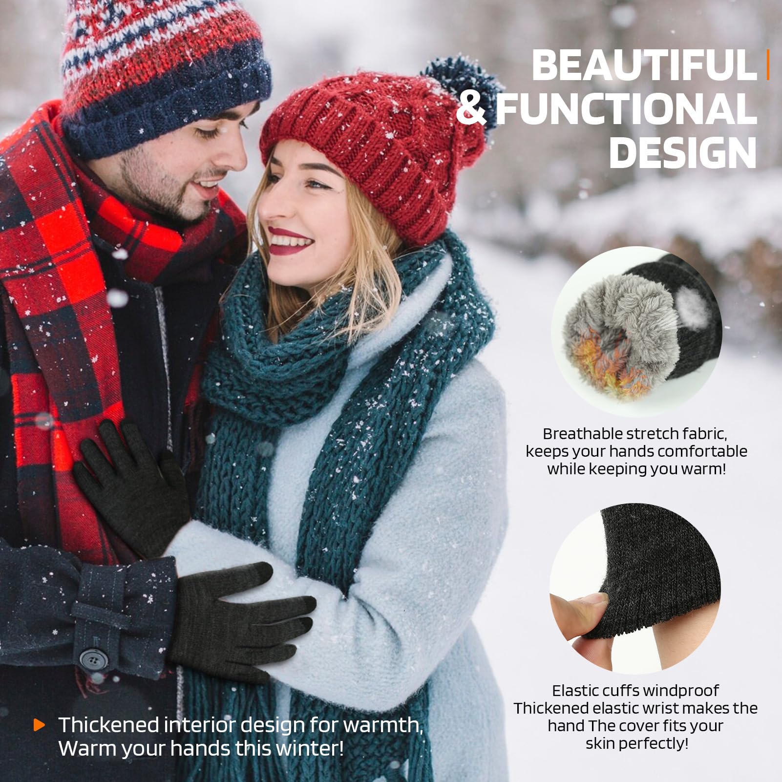 1-5Pairs Winter Outdoor Sports - Magic Touch Glove review and price