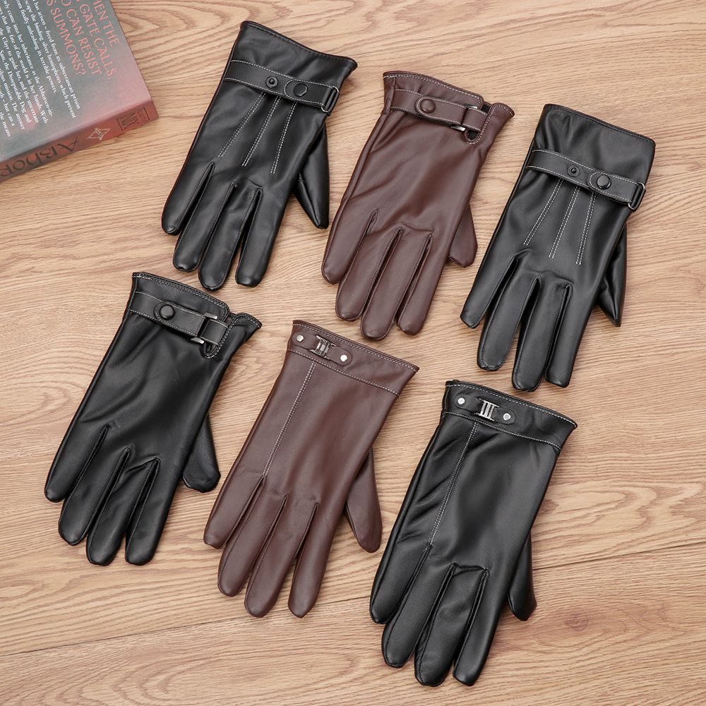 Men's Fleece Thermal Leather G - Leather Driving Glove review and price
