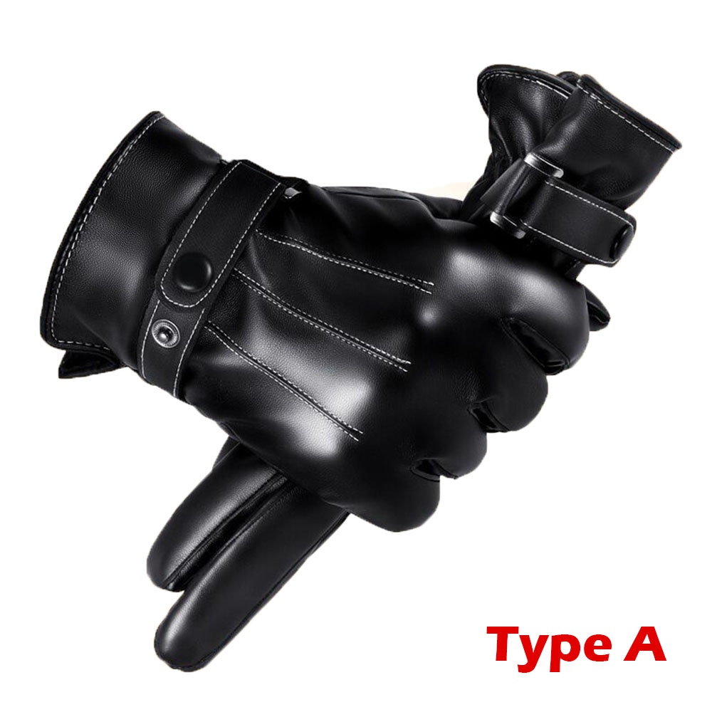 1Pair Winter Gloves Warm Drivi - Leather Driving Glove review and price
