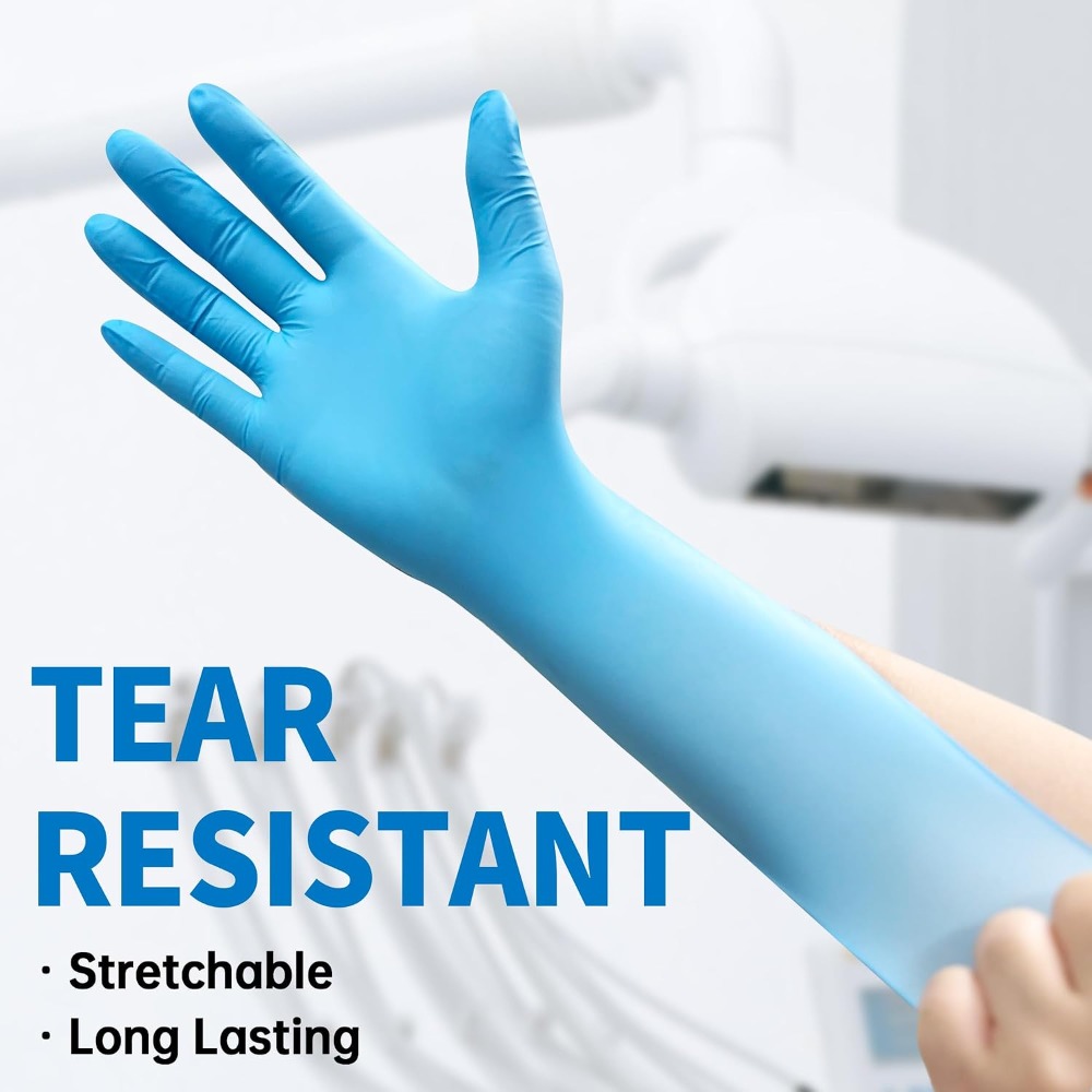 Blue Nitrile Disposable Exam G - Exam Glove Nitrile review and price