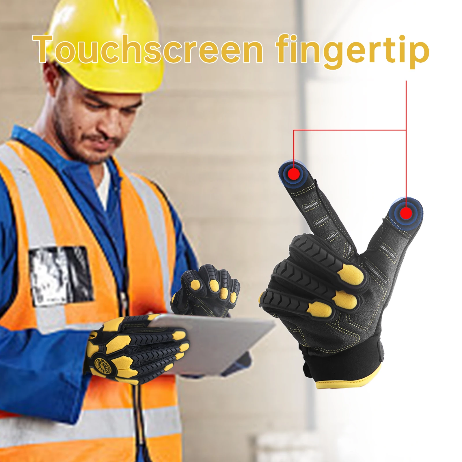 Heavy Duty Work Gloves, Cut 6  - Work Glove Impact review and price