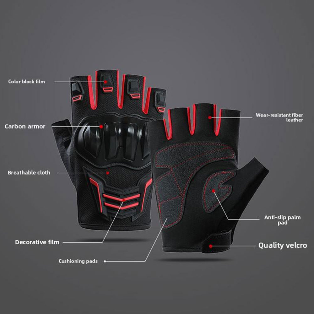 Breathable Motorcycle Gloves S - Cycling Glove Padded review and price