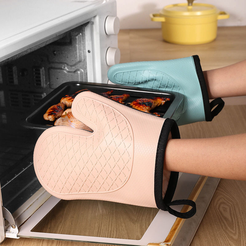 2pcs heat insulation gloves, a - Oven Mitt Silicone review and price