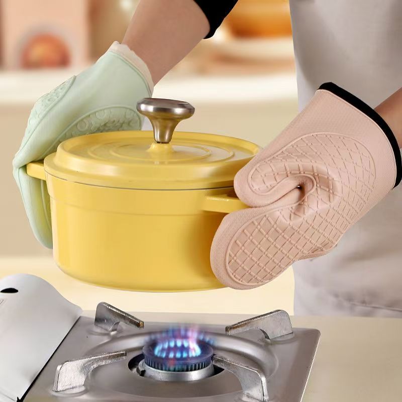 2pcs heat insulation gloves, a - Oven Mitt Silicone review and price