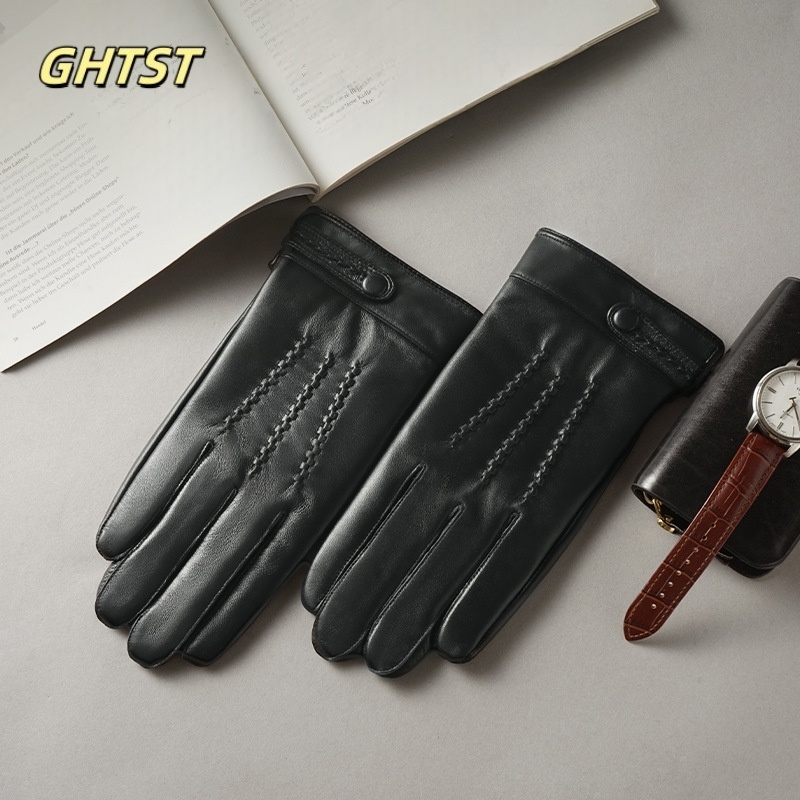 2025 New Men Winter Genuine Le - Leather Driving Glove review and price