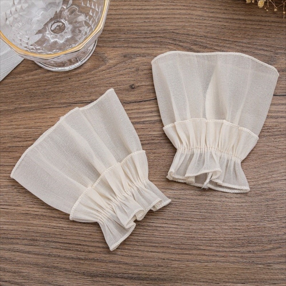 Ruched Pleated Detachable Cuff - Fingerless Glove Knit review and price
