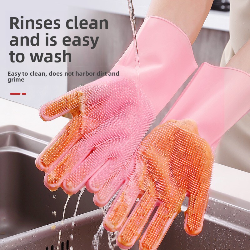 Silicone Dishwashing Gloves, M - Dish Glove Rubber review and price