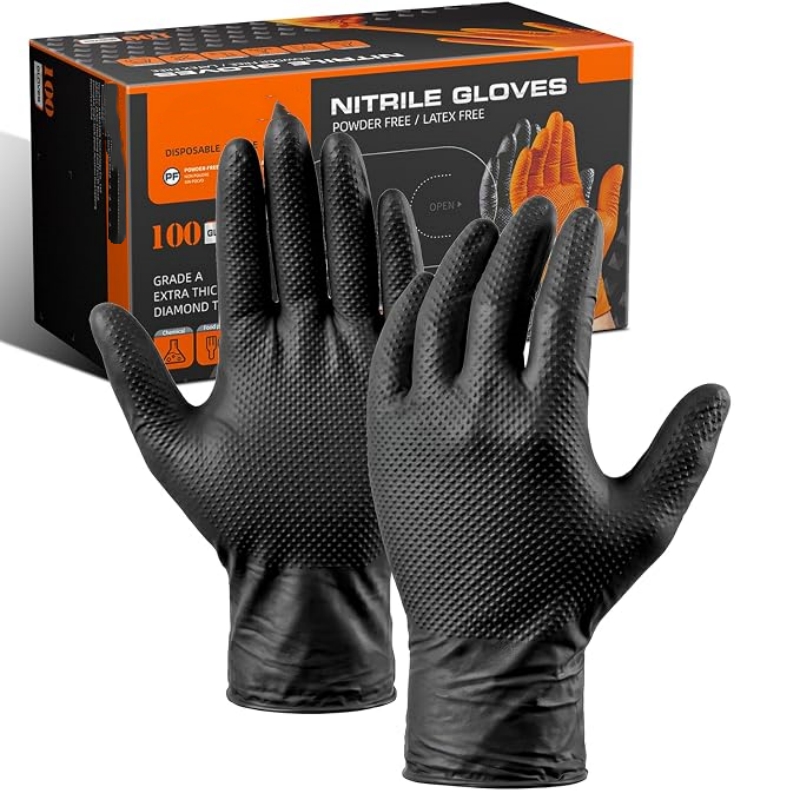 8 Mil Heavy Duty Industrial Or - Rubber Glove Cleaning review and price