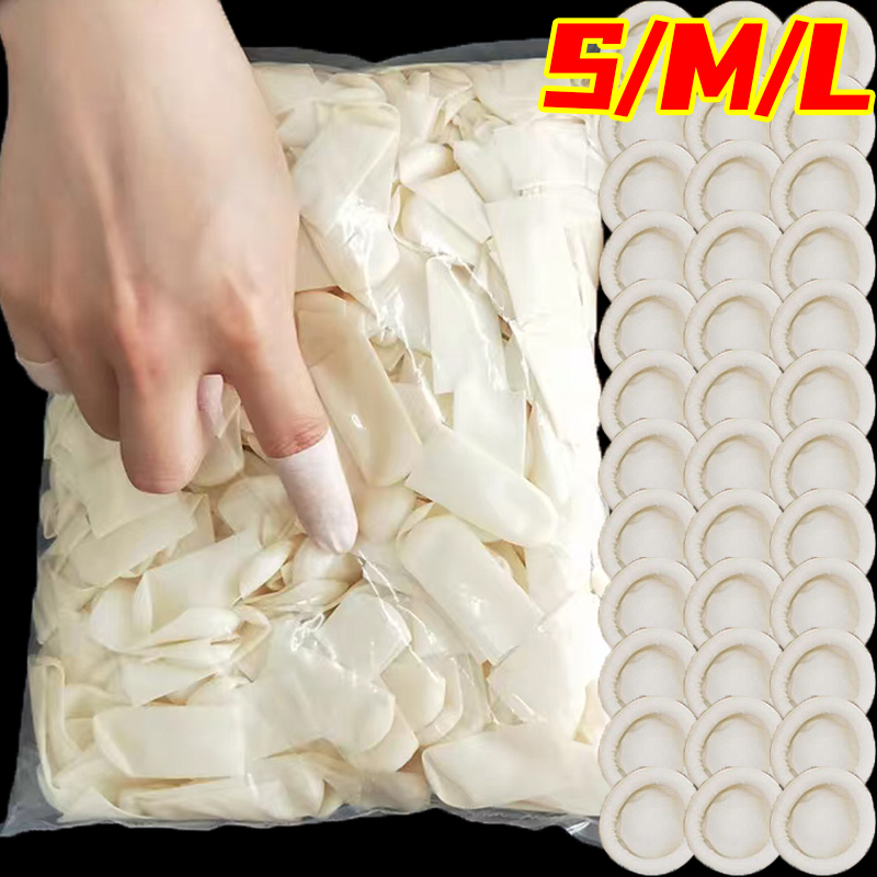 50-200pc Non-slip Fingers Cove - Rubber Glove Cleaning review and price