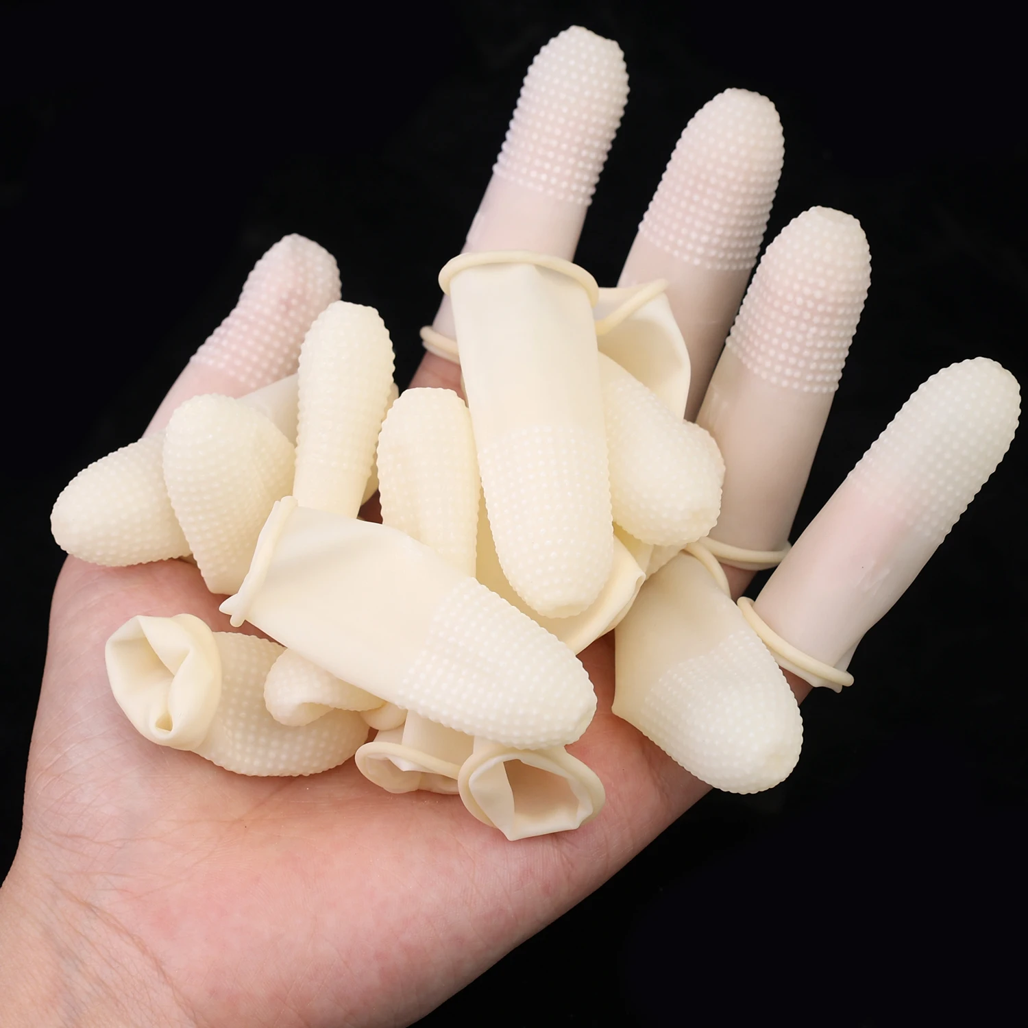 50-200pc Non-slip Fingers Cove - Rubber Glove Cleaning review and price