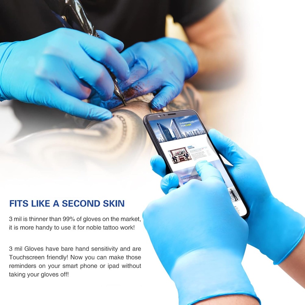 Nitrile Disposable Gloves Powd - Exam Glove Nitrile review and price