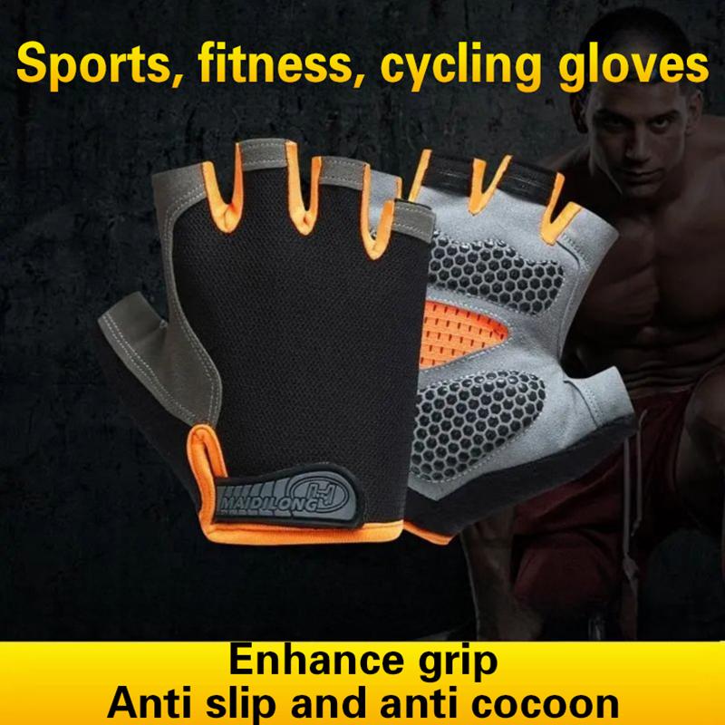 Hot Half Finger Cycling Gloves - Cycling Glove Padded review and price