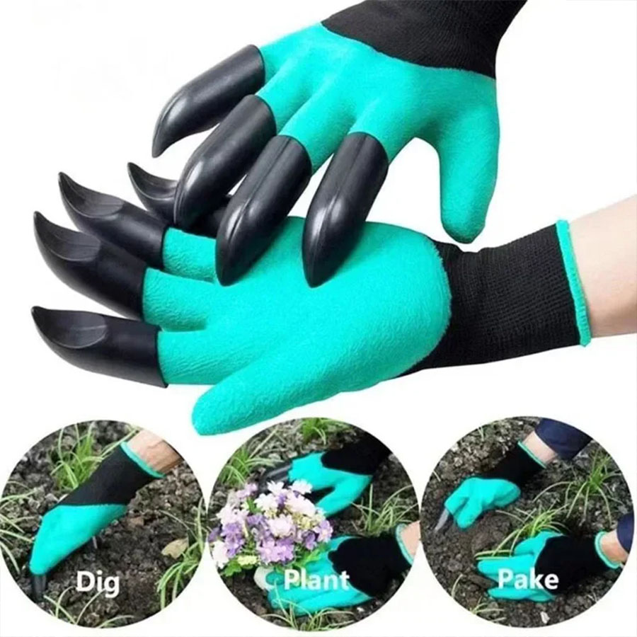 1Pair Gardening Gloves with Cl - Gardening Glove Waterproof review and price