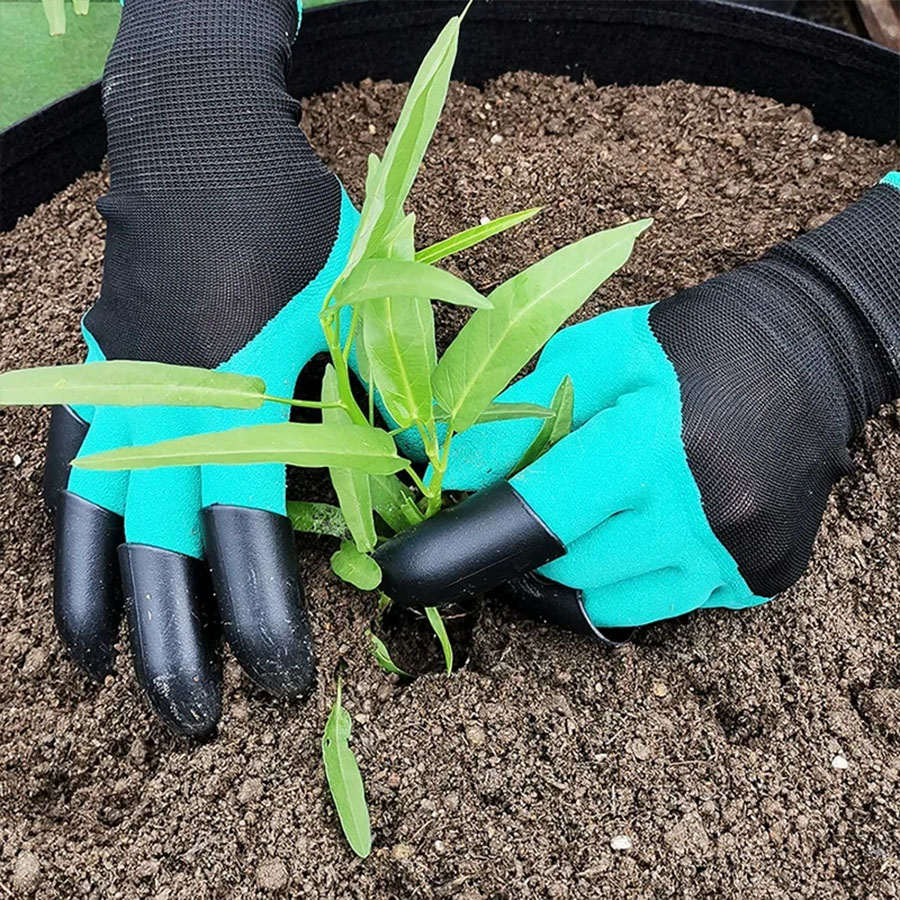 1Pair Gardening Gloves with Cl - Gardening Glove Waterproof review and price