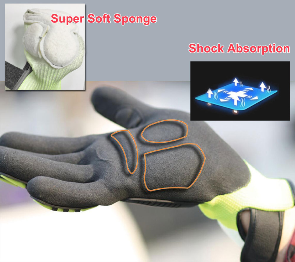 NMSafety High Quality Gloves S - Work Glove Impact review and price