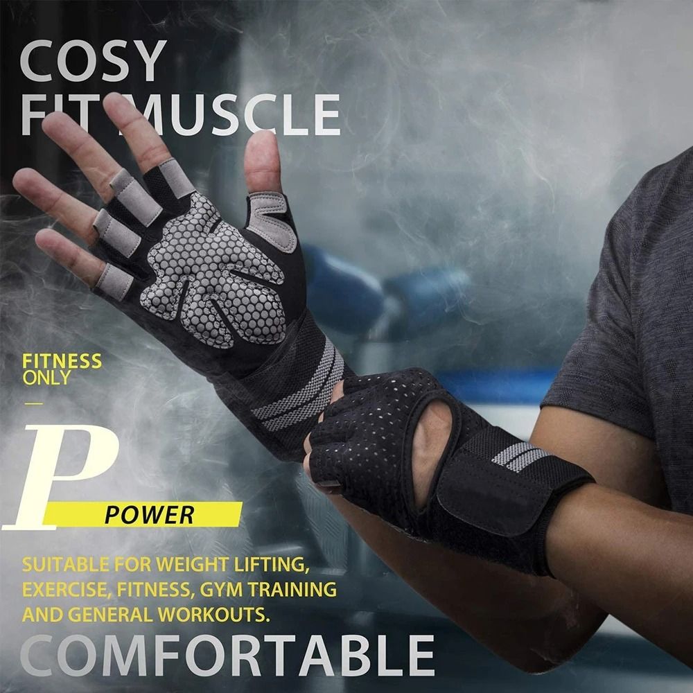 1Pair with Wrist Wrap Support  - Workout Glove Gym review and price