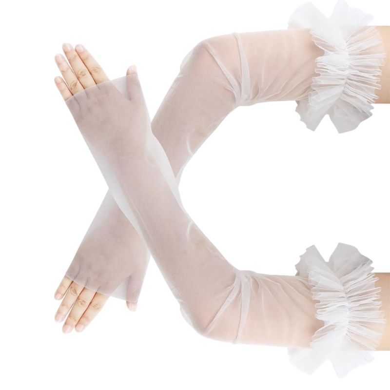 Elegant Wedding Sheer Arm Slee - Fingerless Glove Knit review and price