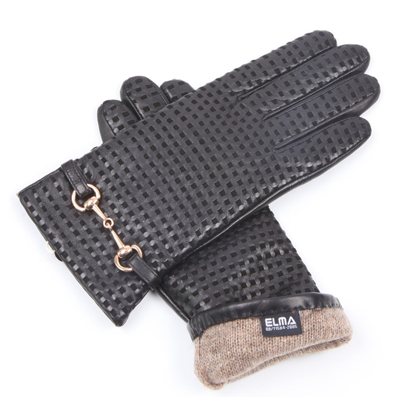 Real Leather Gloves Female The - Wool Glove Lined review and price