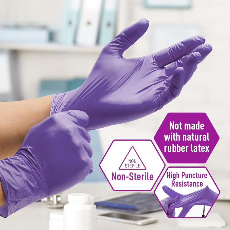 Soft Max Purple Nitrile Gloves - Exam Glove Nitrile review and price