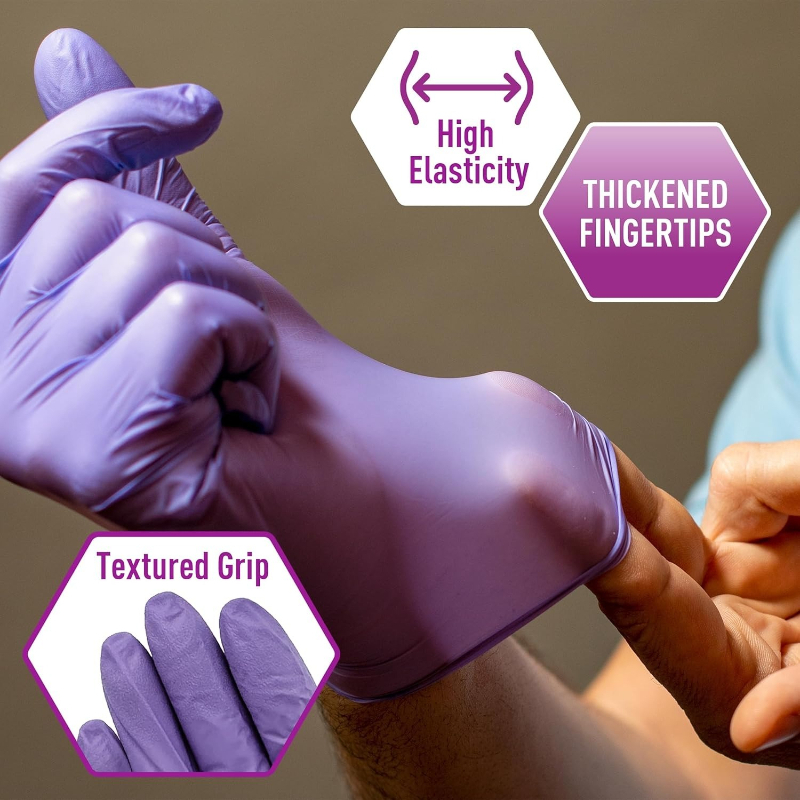 Soft Max Purple Nitrile Gloves - Exam Glove Nitrile review and price