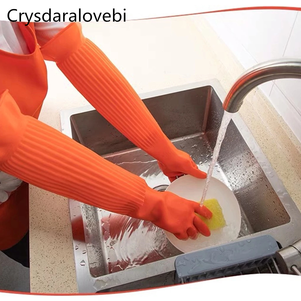 45/55cm Waterproof Household G - Rubber Glove Cleaning review and price