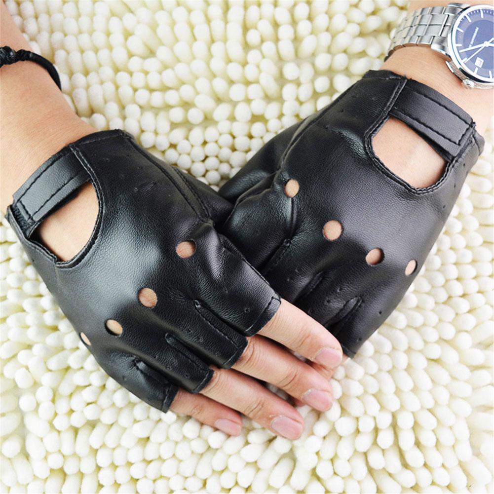 Unisex Half-Finger Gloves Thea - Leather Driving Glove review and price