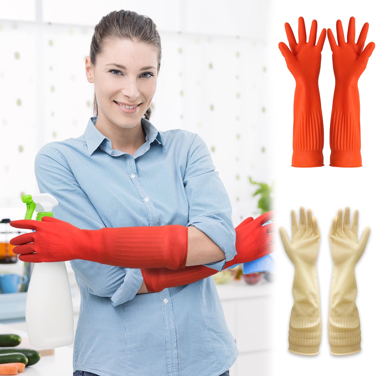 1pair Flexible Comfortable Rub - Dish Glove Rubber review and price