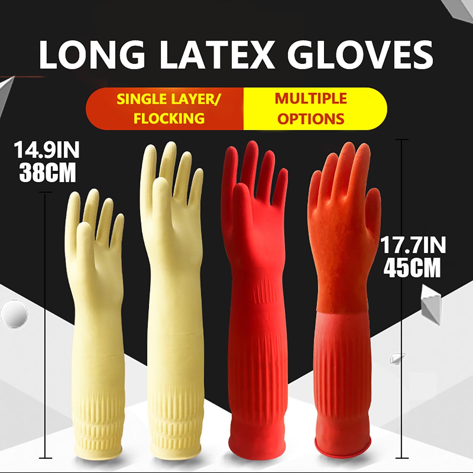 1pair Flexible Comfortable Rub - Dish Glove Rubber review and price