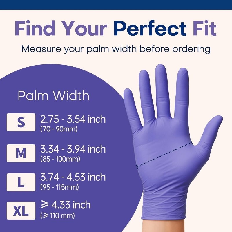 Disposable Gloves Purple Nitri - Exam Glove Nitrile review and price