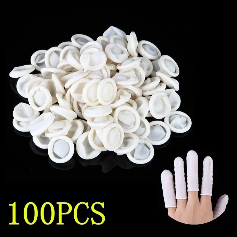 100Pcs Disposable Latex Finger - Latex Disposable Glove review and price
